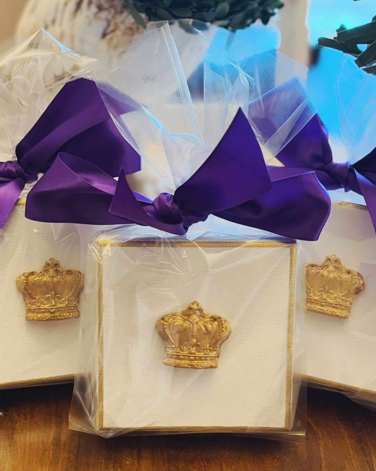 Mardi Gras Gold Crown Intaglio Canvas Art