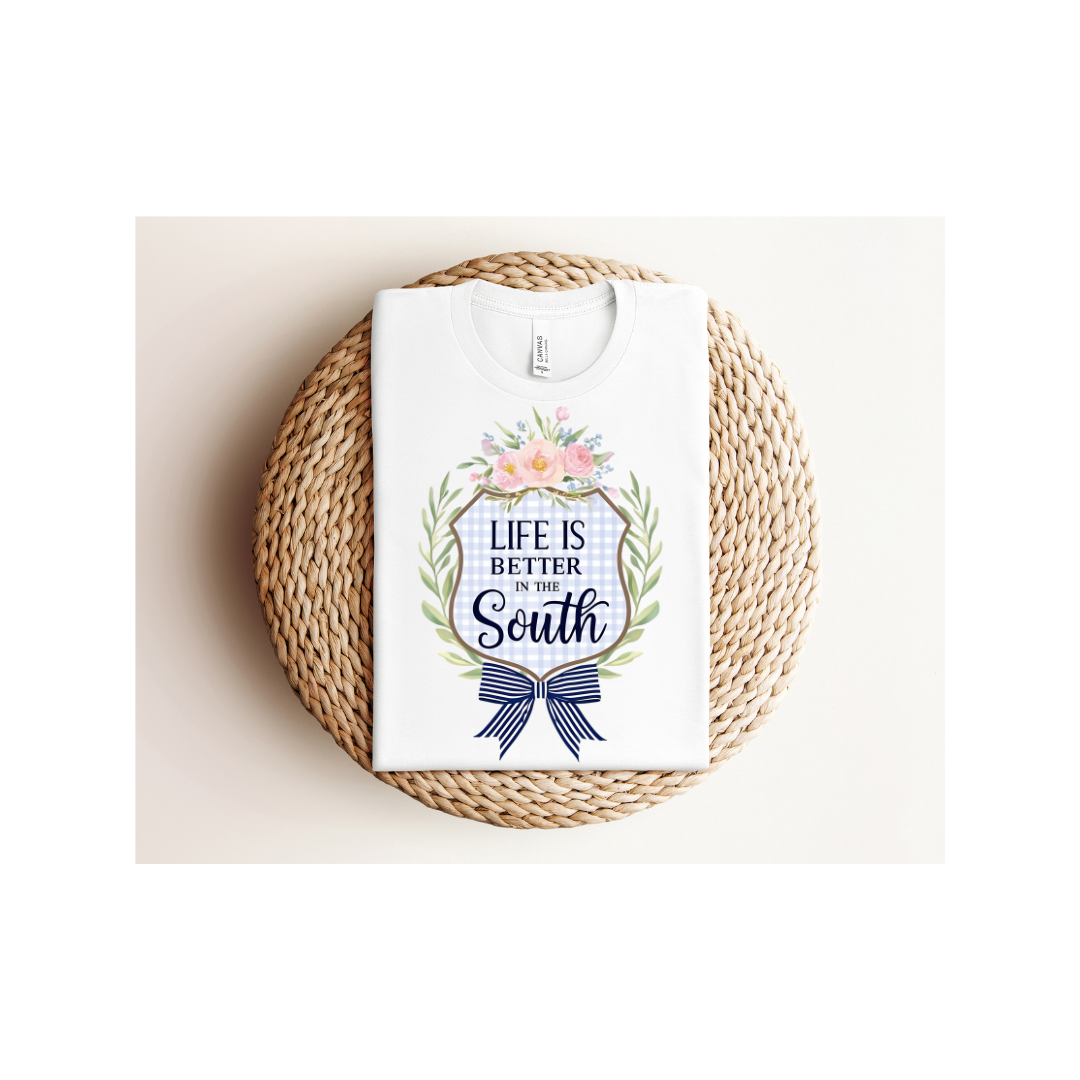 Life is Better in the South Preppy Tee ~ Tshirt