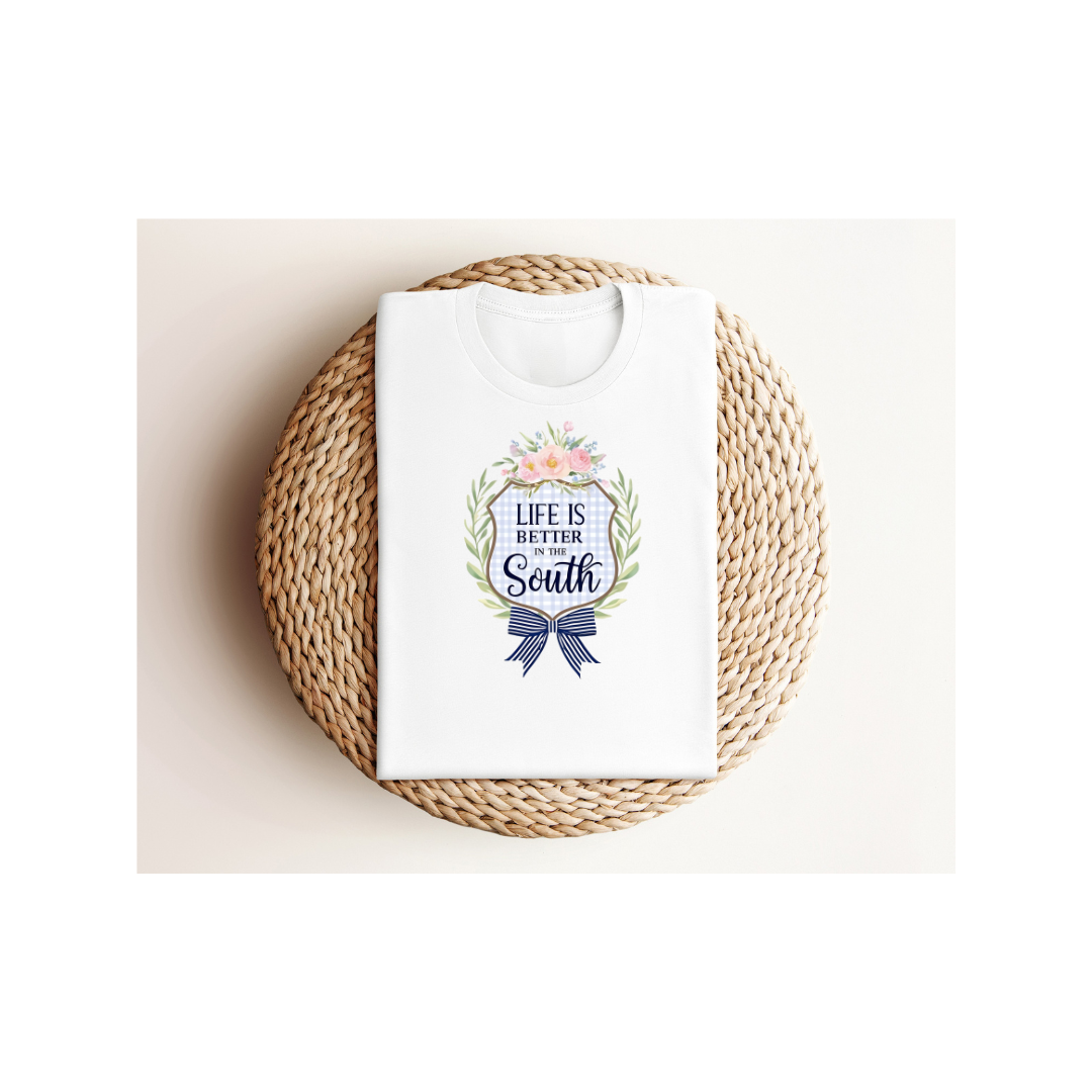 Preppy Life is Better in the South Tshirt ~ Tee