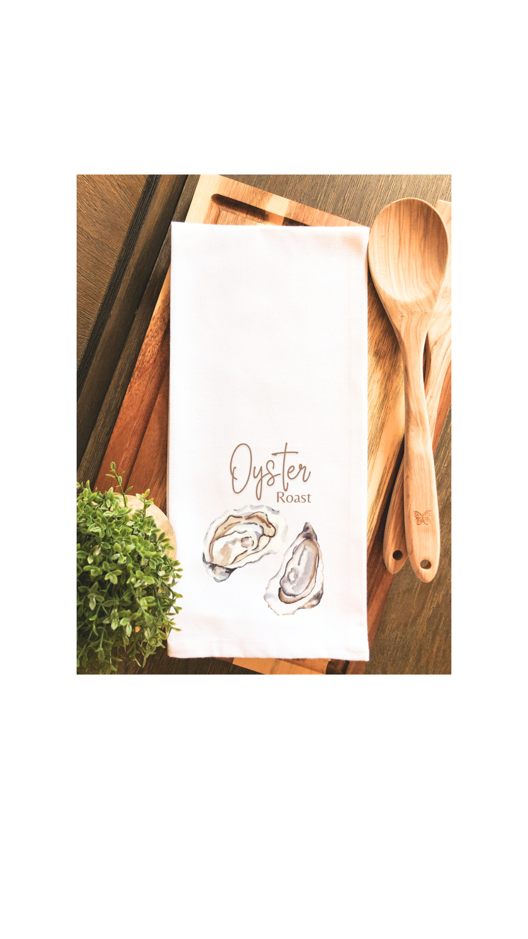 Oyster Roast Tea Towel - Hand Towel