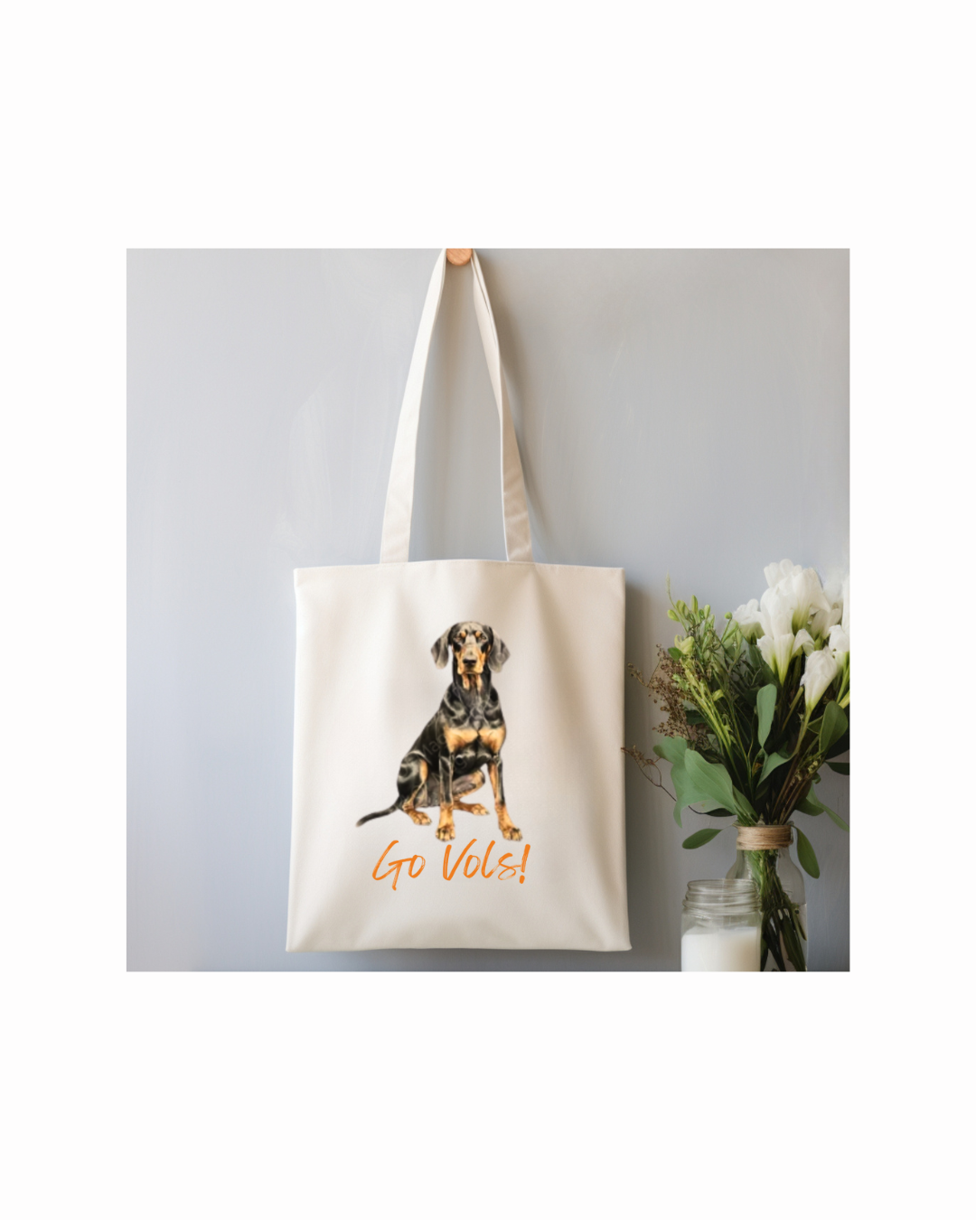 Tennessee Vols Mascot Gameday Canvas Tote Bag