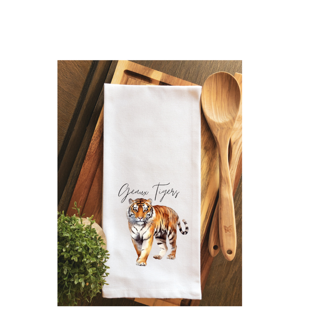 GEAUX TIGERS Gameday Tea Towel