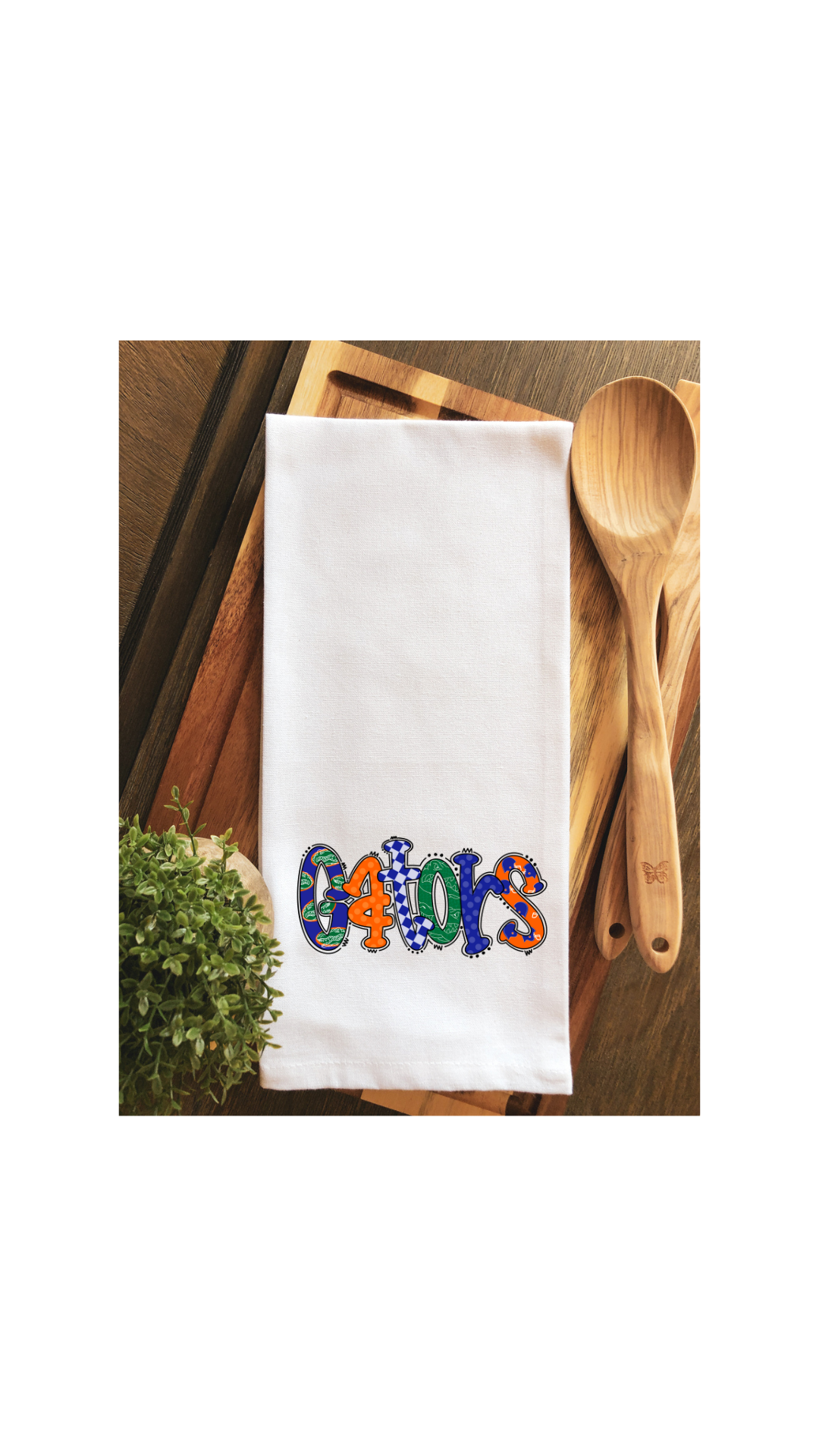 Preppy GATORS Gameday Tea Towel - Hand Towel