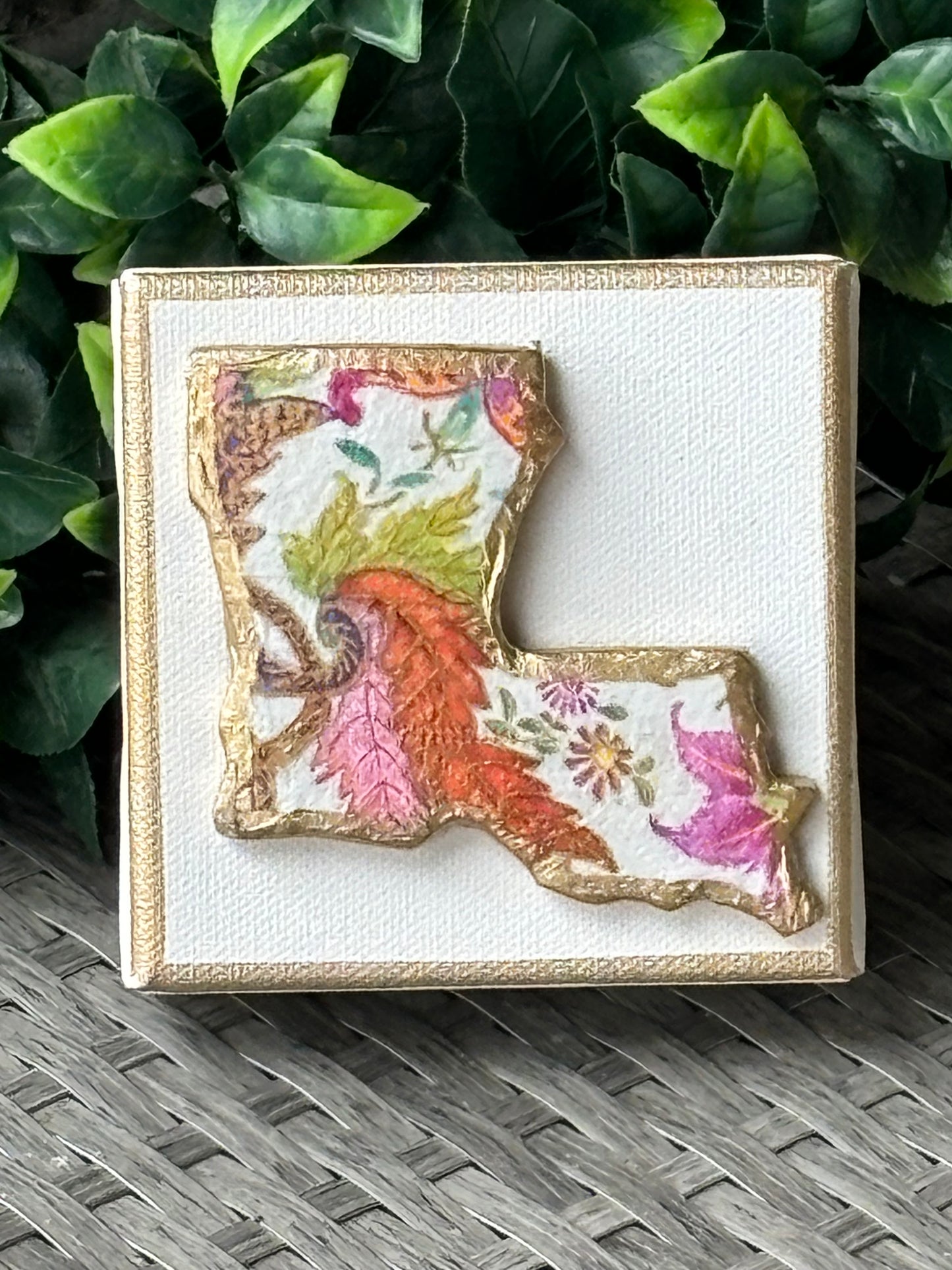 Louisiana Tobacco Leaf Canvas Art