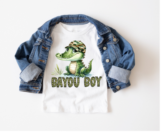 Bayou Boy Southern Style Alligator Tee ~ Tshirt