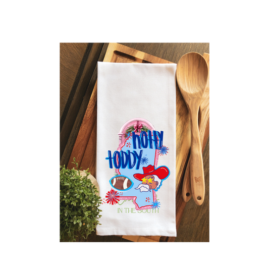 Hotty Toddy Ole' Miss Gameday Tea Towel - HandTowel