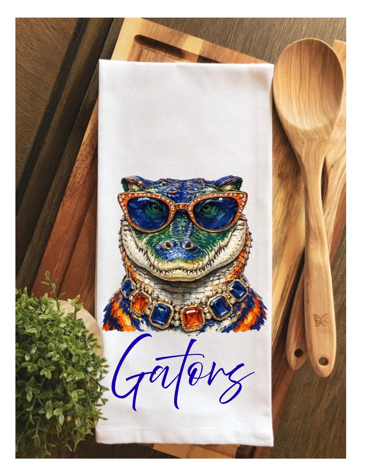 Boujee GATORS Gameday Tea Towel