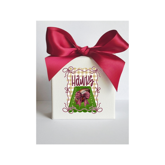 ULM HAWKS Preppy Gameday Canvas