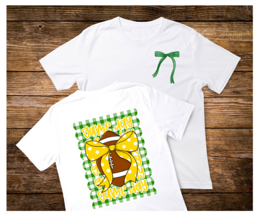 Preppy Gingham Coquette SLU Gameday Tee
